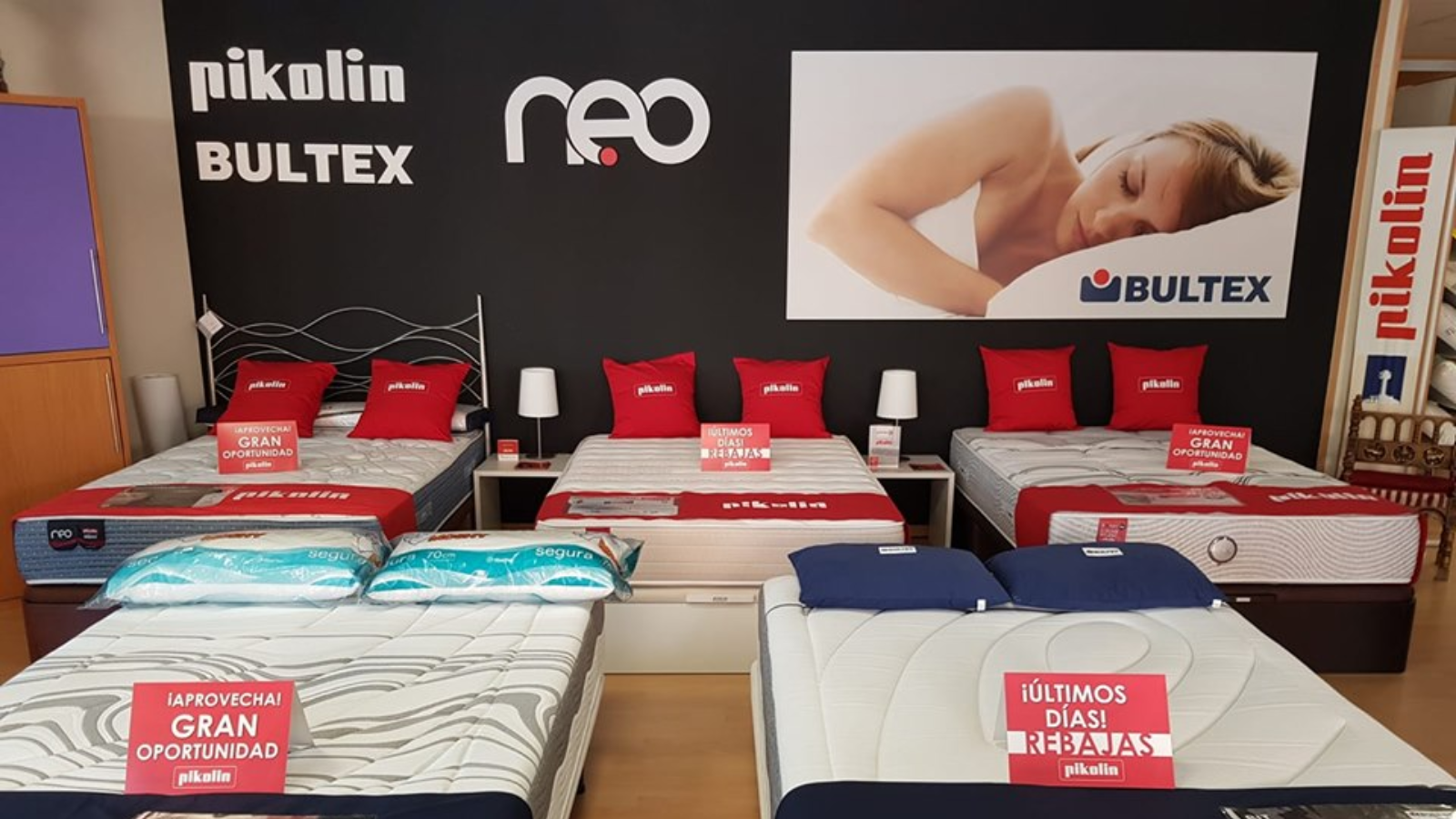 ¿Su colchón tiene más de 10 años? ¿Necesita renovar su equipo de descanso?

Colchonería VIC-MAY les ofrece ahora las mejores ofertas. Aprovéchate de hasta un 50 % en algunos modelos de colchones.