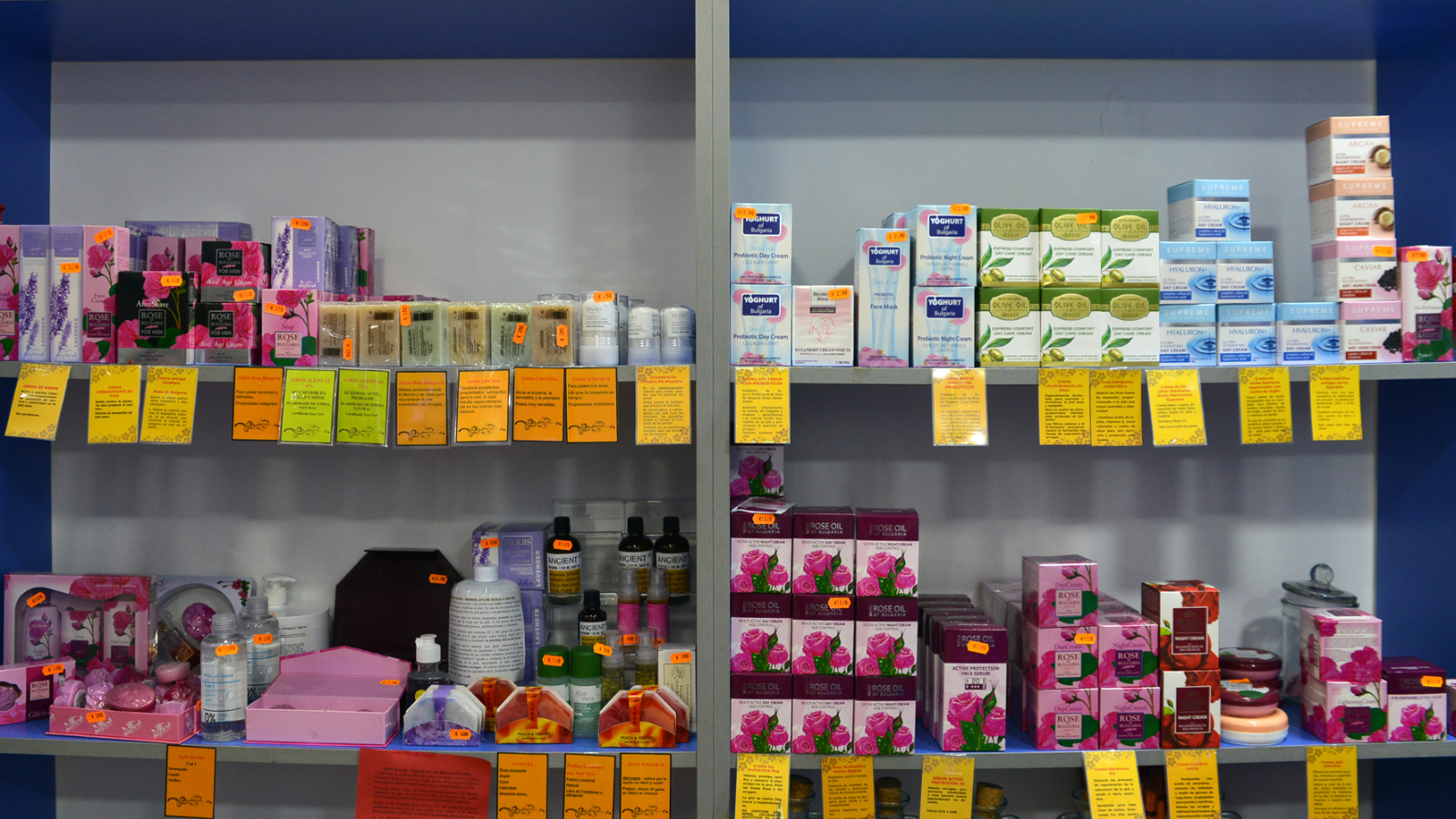 Cosmética de Rosa de Bulgaria