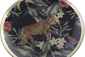 BANDEJA VACIABOLSILLOS LEOPARDO CRISTAL