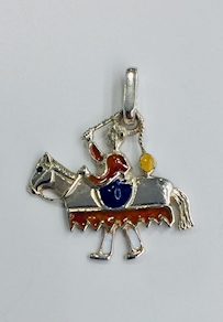 Colgante Zaldiko  San Fermín  en Plata