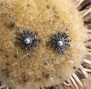 pendiente eguzkilore 3 plata