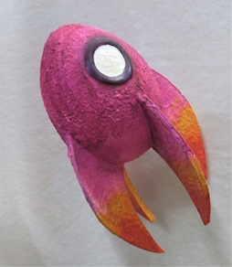 COHETE MEDIANO 2. PLANETAS FOSFORESCENTES SORGIN.