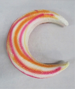 MEDIA LUNA GRANDE. PLANETAS FOSFORESCENTES SORGIN.