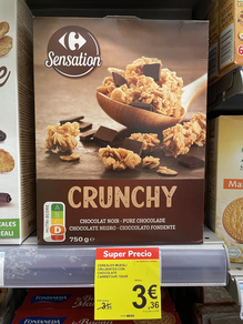 Superprecio  · Cereales Muesli Crujentes con chocolate Carrefour