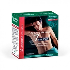Somatoline Hombre Cintura y Abdomen 7 noches - 2 unidades 150 ml + 150 ml