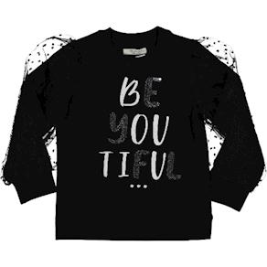 SUÉTER DE GASA STRETCH Y EMS CON ORGANZA