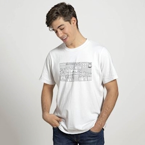 Camiseta Corella unisex blanca
