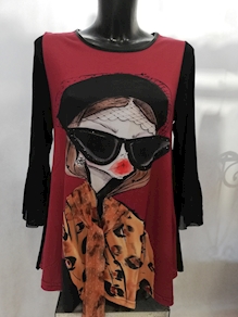 camiseta dibujo chica