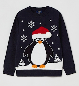 Jersey navideño pingüino