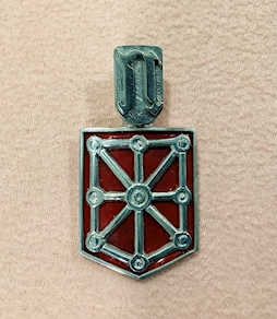 Colgante Escudo de Navarra en Plata y esmalte