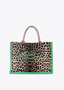 COLECCIÓN LOLA CASADEMUNT Bolso canvas animal print Ref. 22228017