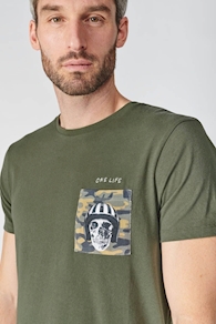 camiseta Kaiser verde caqui
