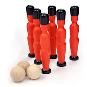 JUEGO DE BOLOS SOLDADOS