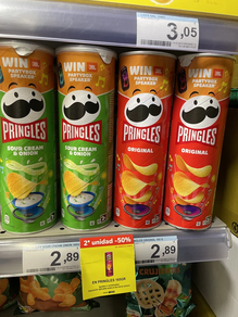 2ª unidad -50% · Pringles