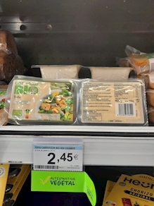 Alternativa Vegetal · Tofu Carrefour Bio 400 gr.