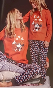 MICKEY & MINNIE Pijama mujer - familia
