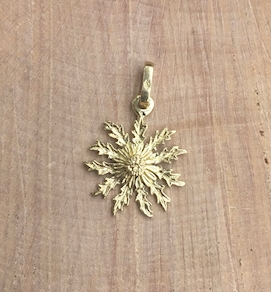 Colgante Eguzkilore 2  Oro 1 Ley