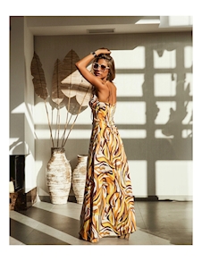 vestido hugo camaleonica