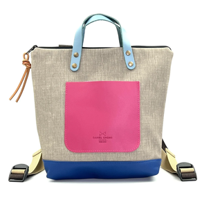 Mochila Daniel Chong pequeña formato cuadrado