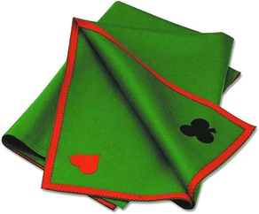 Tapete de Juego para Cartas Fieltro . Tamaño 80x80 cm