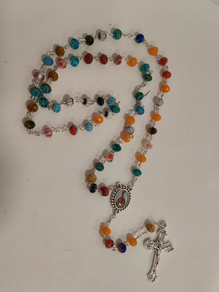 Rosario de cristal de murano